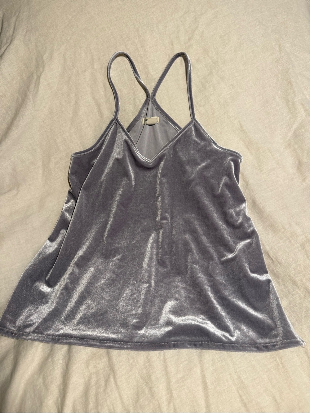 Madewell Velvet V-Neck Cami Tank Top